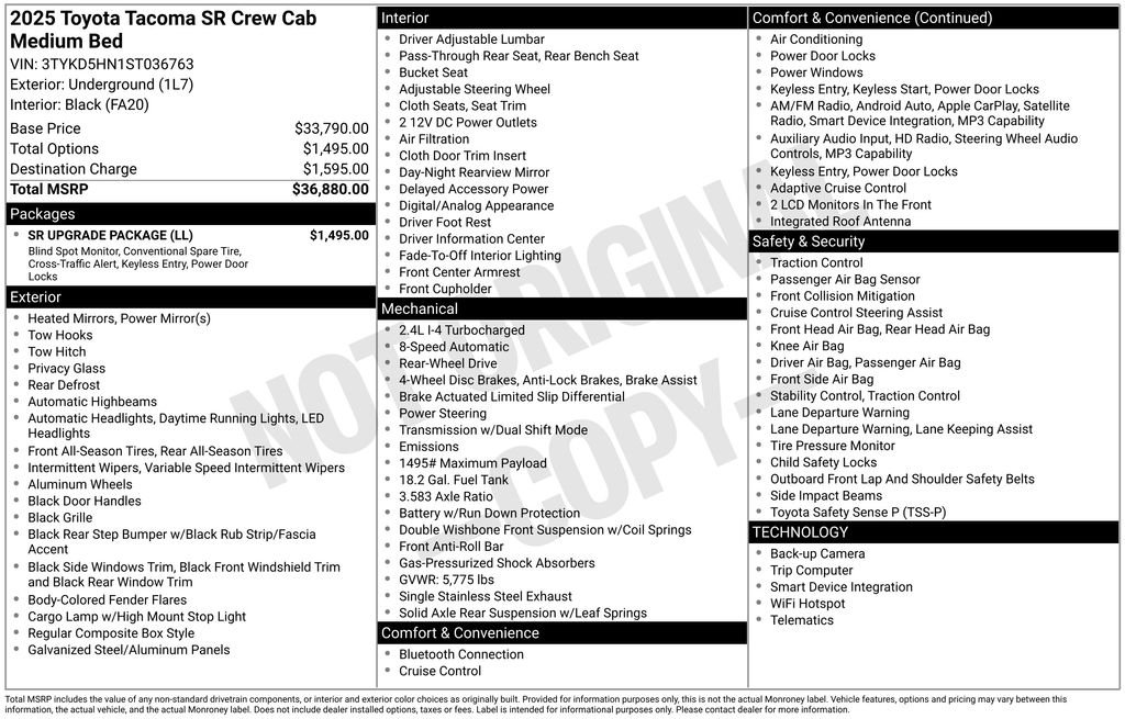 Used 2025  Toyota SR image 2