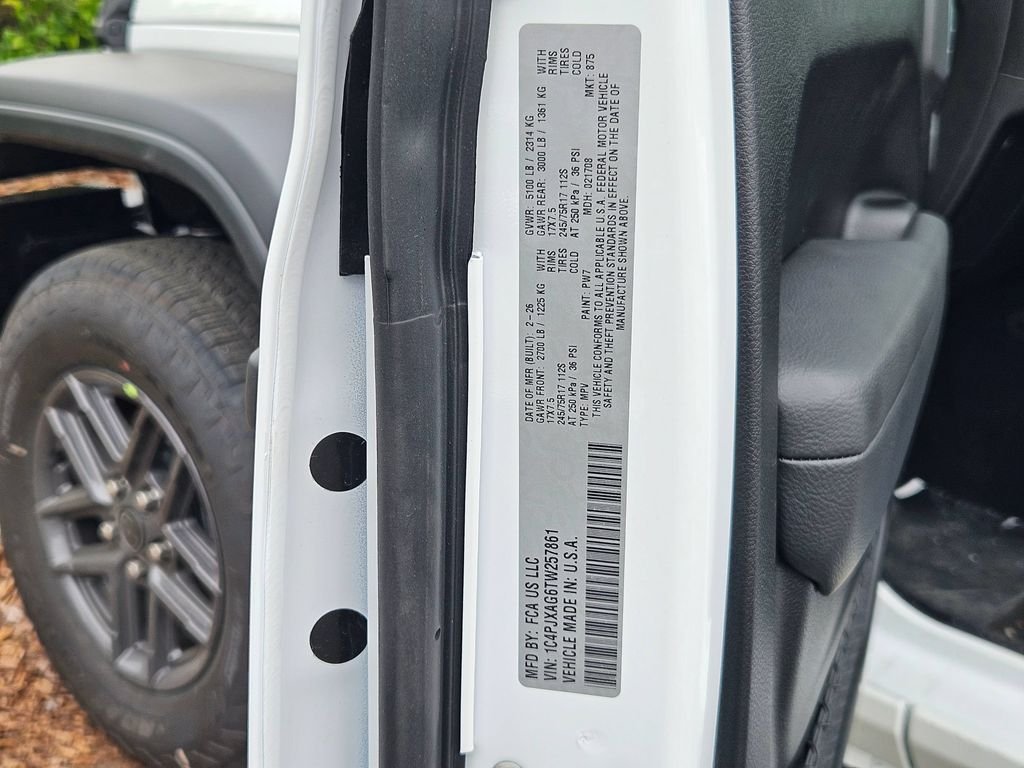New 2026 Bright White Clearcoat Jeep Sport image 33