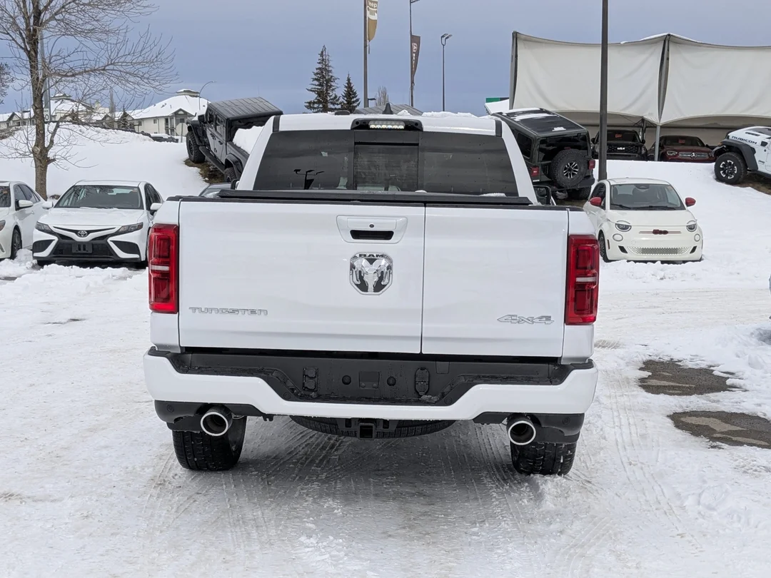 New 2026 White RAM Tungsten - - Hurricane HO Turbo - Multi-Function Tailgate - Prem Lthr - Trailer Brake & More! image 7
