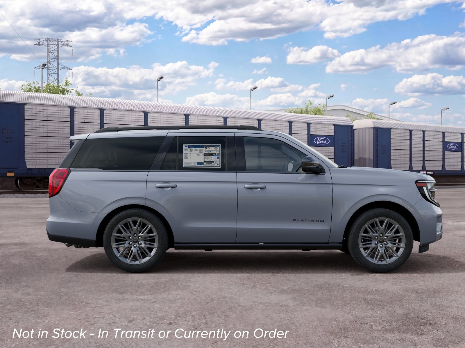 New 2027 Glacier Gray Metallic Tri-Coat Ford Platinum image 5