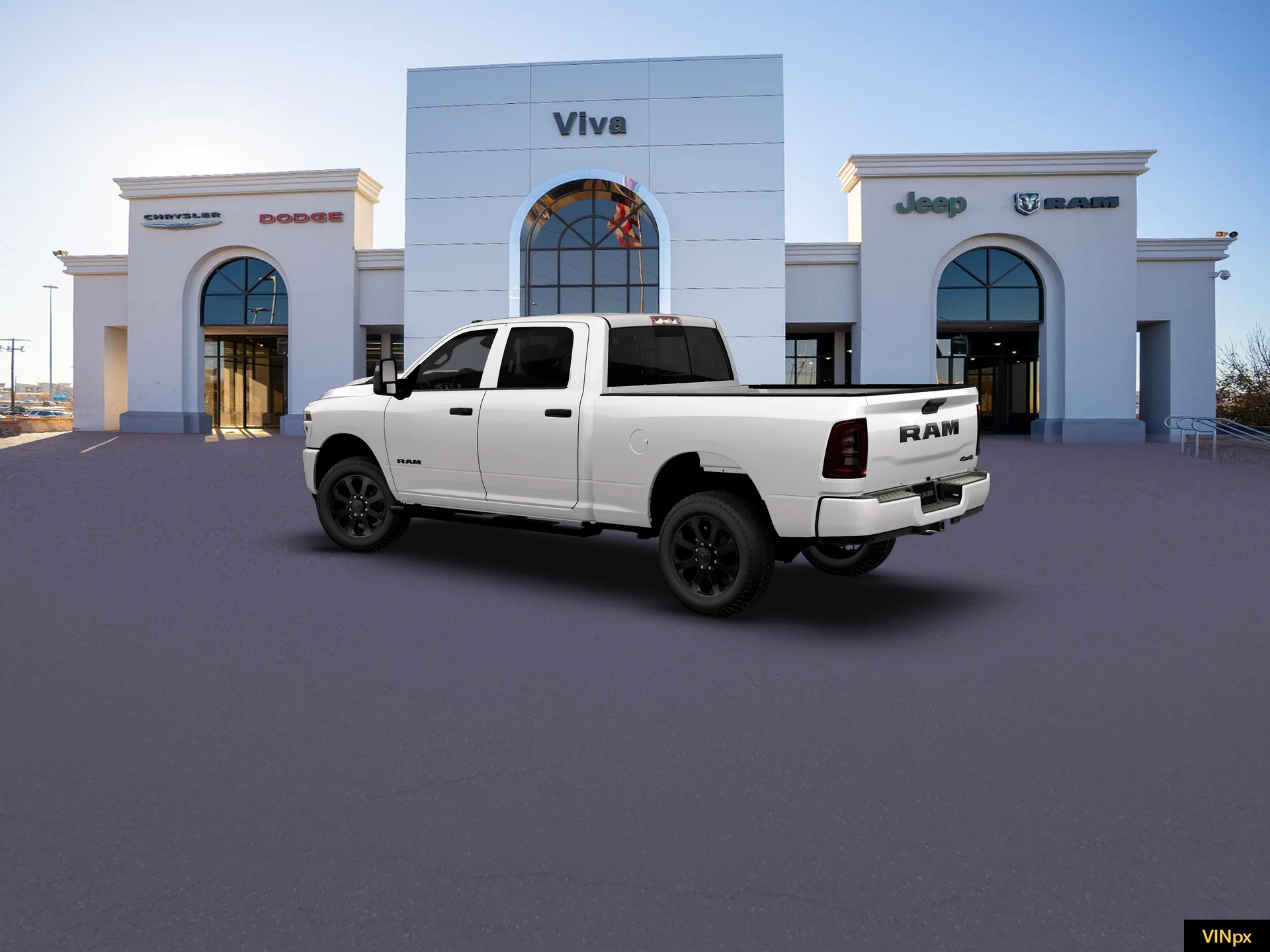 New 2027 Bright White Clear-Coat Exterior Paint RAM Black Express image 14