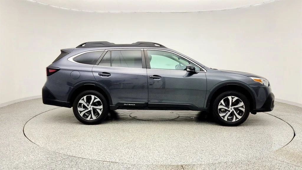 Used 2022 Magnetite Gray Metallic Subaru Limited CVT with Power Moonroof, HSW, Navigation System & More image 4