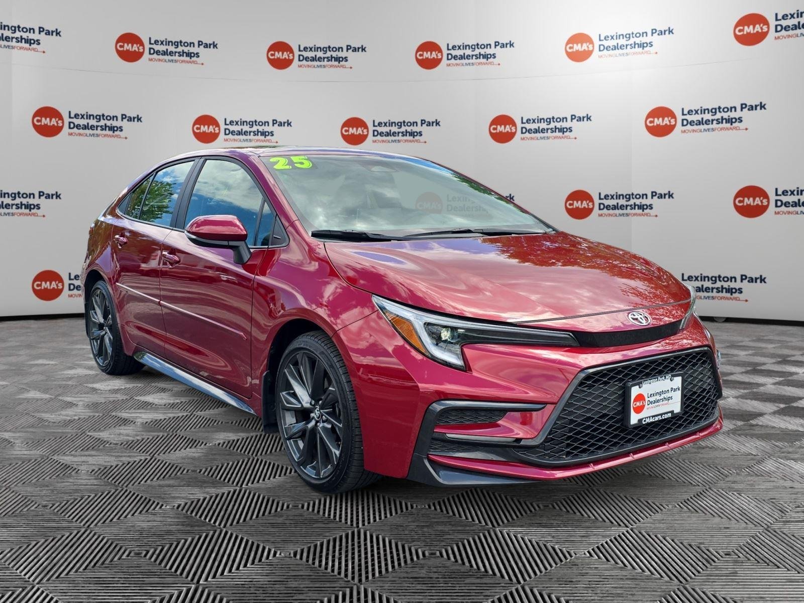 Used 2025 Ruby Flare Pearl Toyota XSE image 1