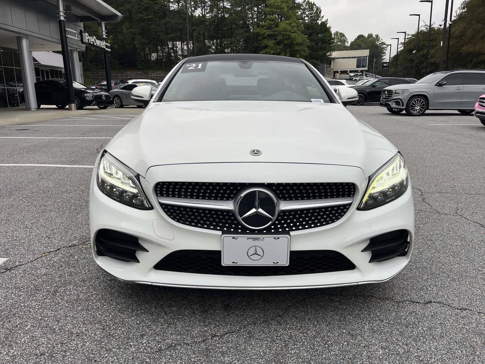 Certified Used 2021 Polar White Mercedes-Benz C 300 4MATIC® Coupe image 4