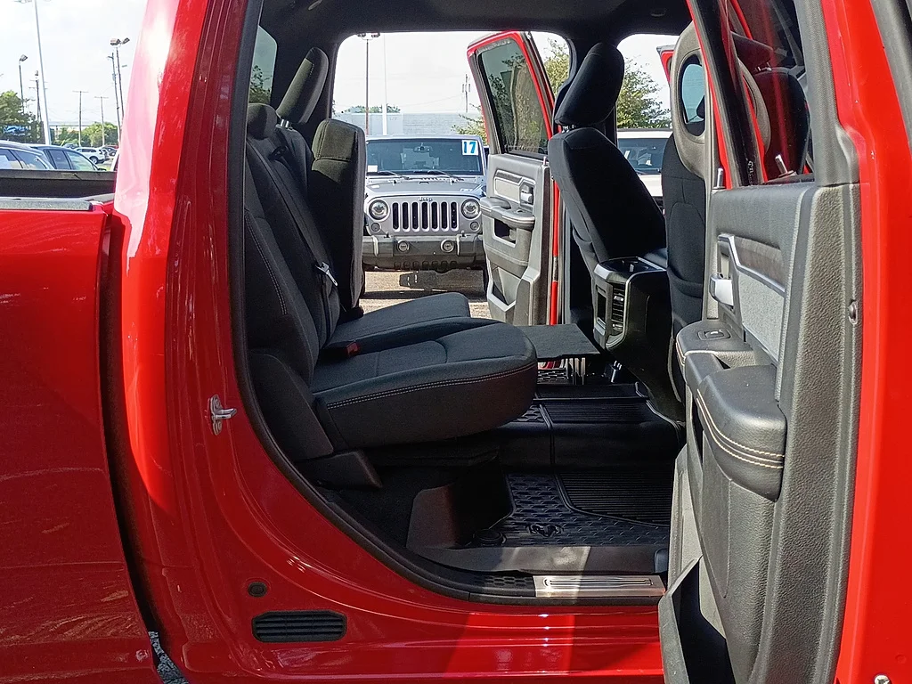 Used 2022 Flame Red Clear Coat Ram Lone Star image 16