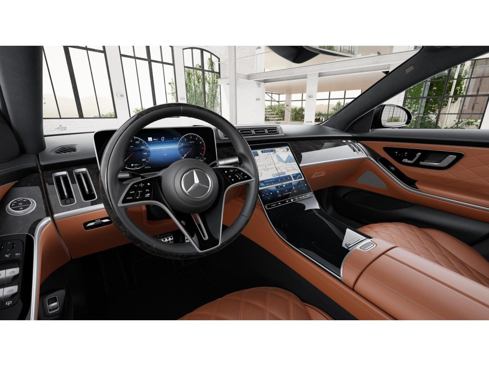 New 2026 Graphite Grey Metallic Mercedes-Benz S 580 4D Sedan 4MATIC® image 4