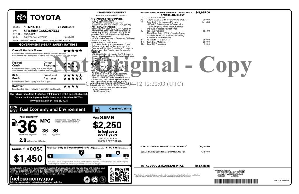 Certified Used 2025  Toyota XLE image 7