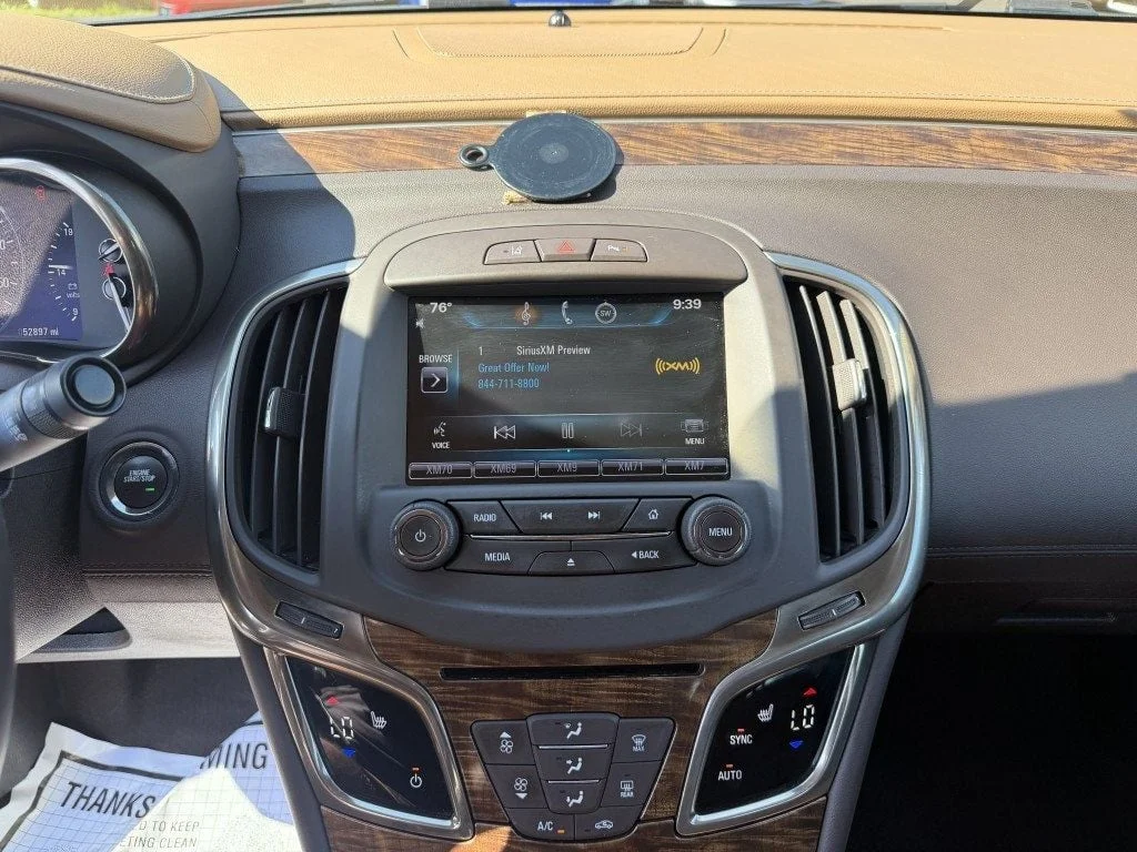 Used 2014 Champagne Silver Metallic Buick 4dr Sedan Leather FWD w/ Driver Confidence Pkg & 18