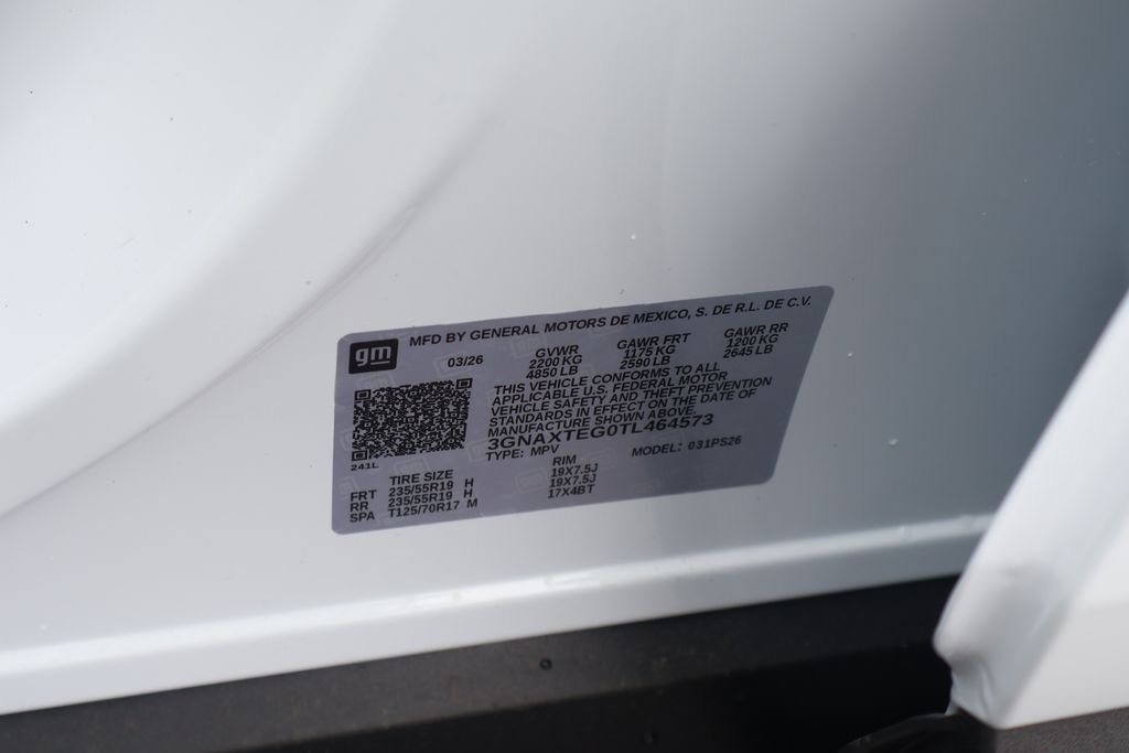 New 2026 Polar White Tricoat Chevrolet RS image 49