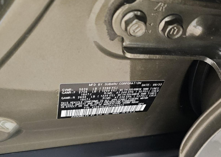 Used 2023 Brown Subaru Onyx Edition XT image 38