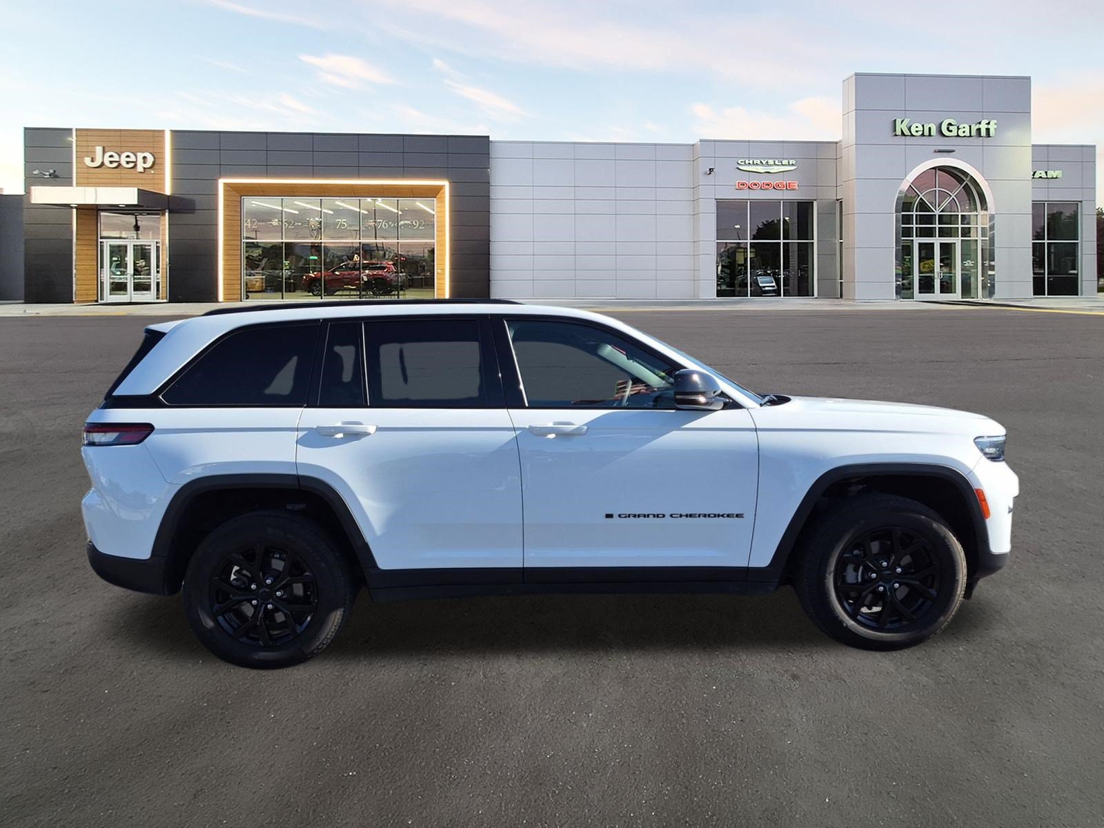 Used 2025 Bright White Clearcoat Jeep Altitude image 3