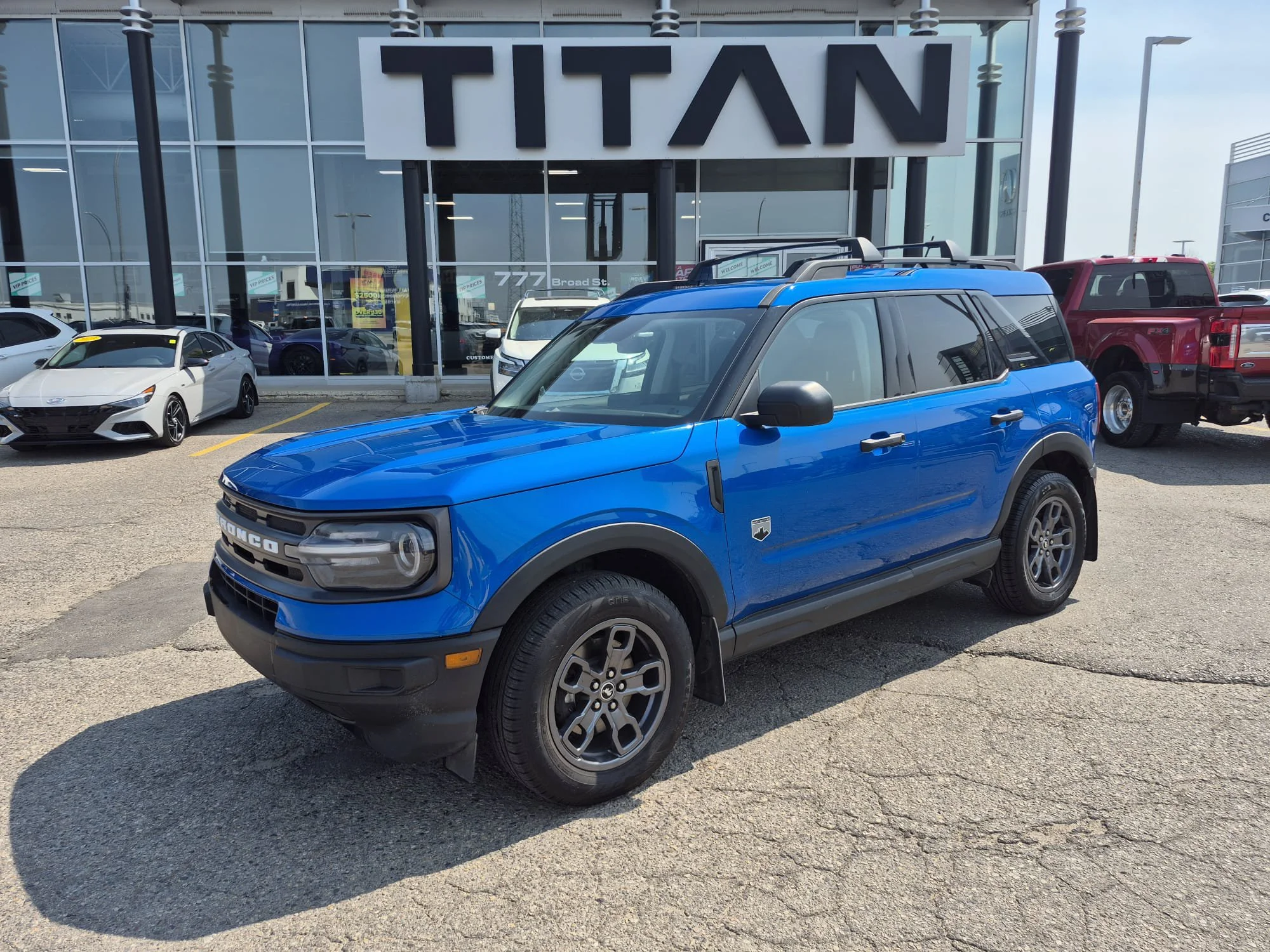 Certified Used 2022 Velocity Blue Metallic Ford Big Bend 4x4*Htd Seats | Remote Start | Lane Keep Assist | CarPlay | Park Assist | Blind Spot Detect image 2