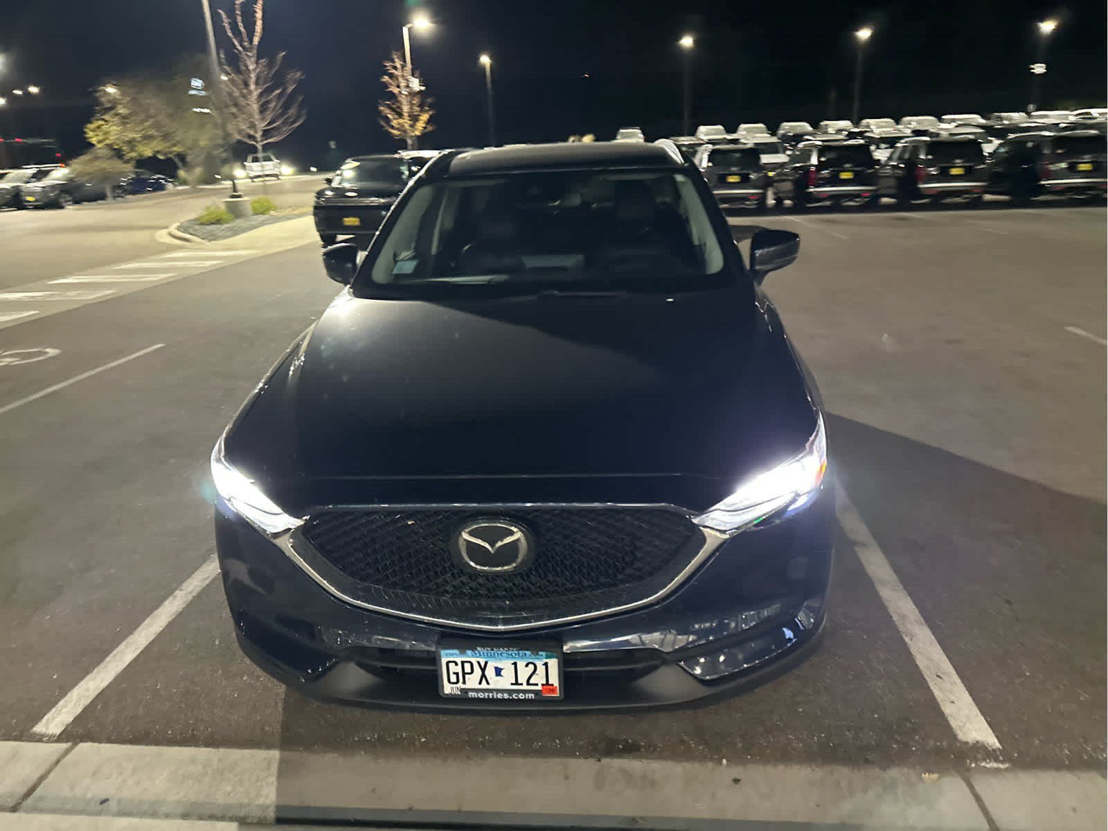 Used 2021 Deep Crystal Blue Mica Mazda Grand Touring Reserve image 2