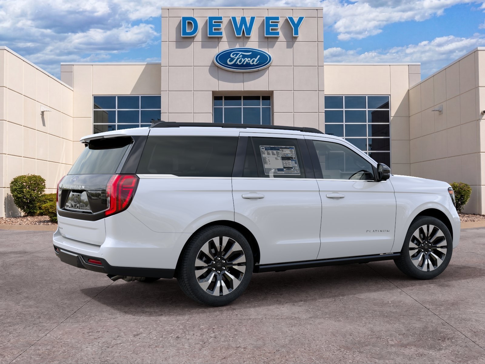 New 2027 Star White Metallic Tri-Coat Ford Platinum image 6