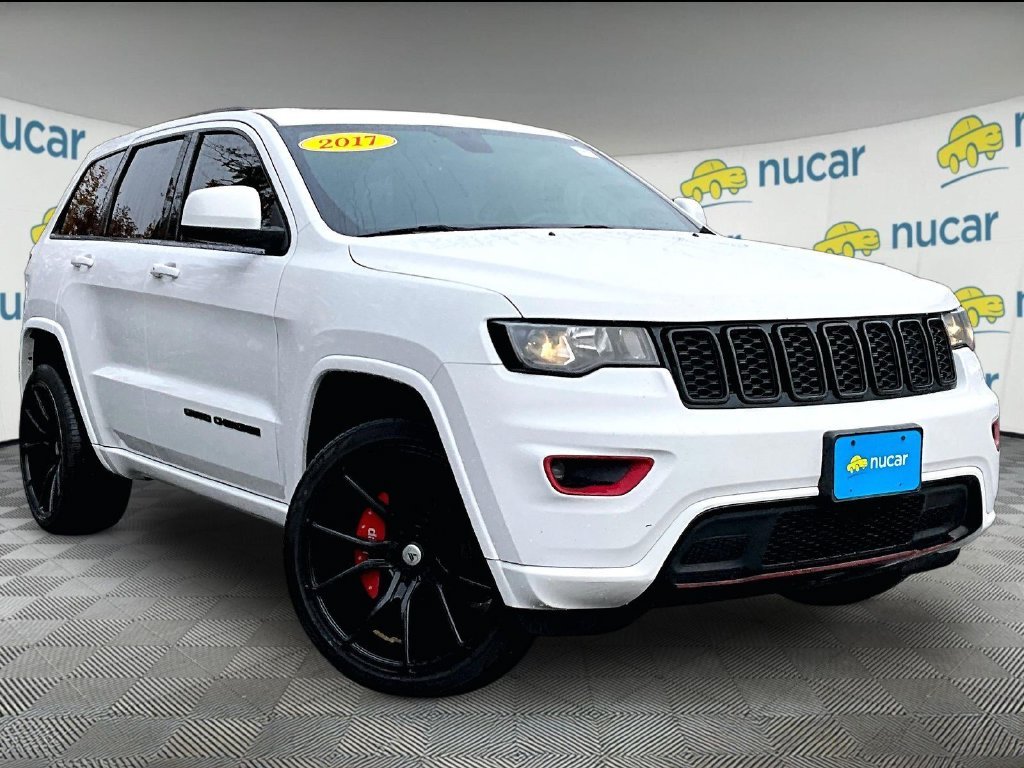 Used 2017 Bright White Clearcoat Jeep Altitude image 1