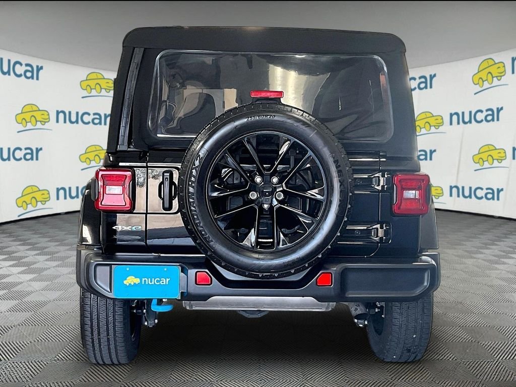 Used 2024 Black Jeep Sahara 4xe image 5