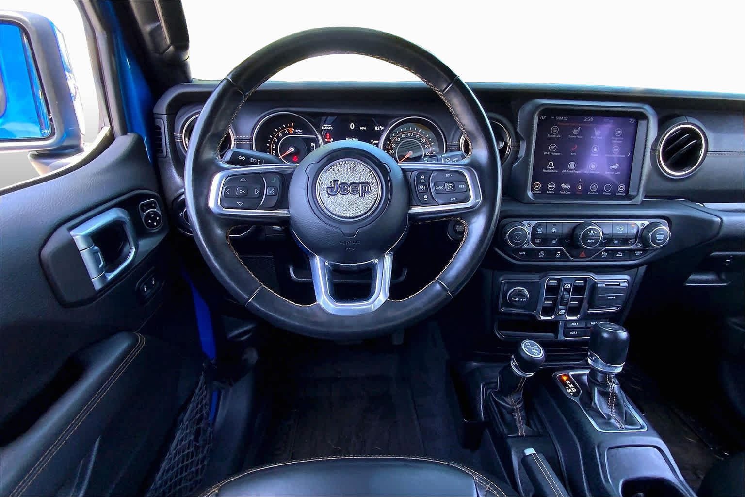 Used 2022 Hydro Blue Pearlcoat Jeep Unlimited High Altitude image 6