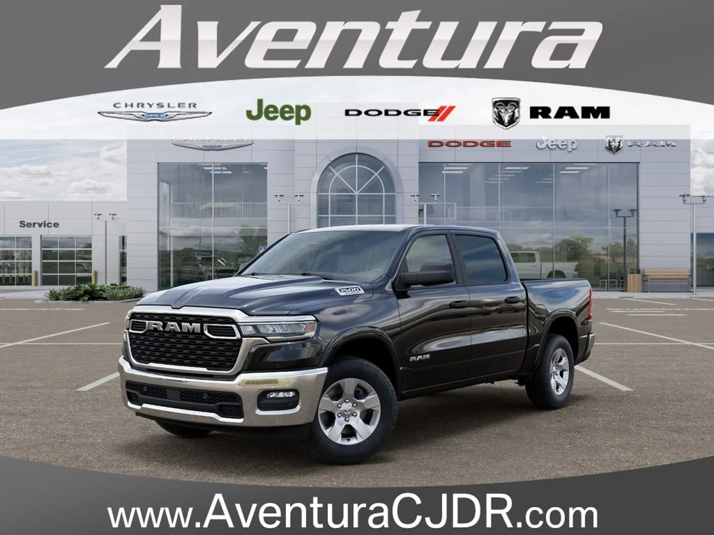 New 2026 Diamond Black Crystal Pearl-Coat Exterior Paint RAM Big Horn/Lone Star image 1