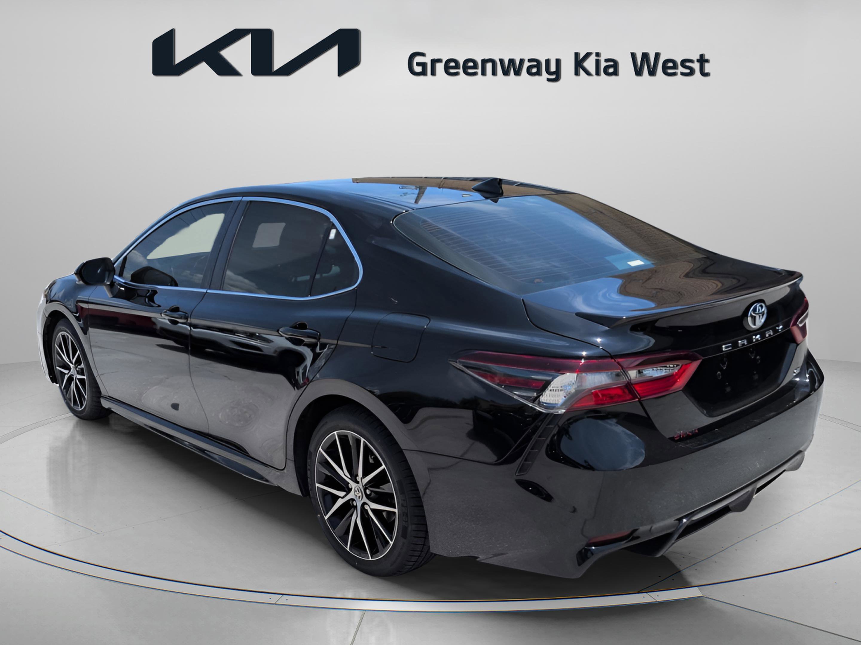 Used 2023 Midnight Black Metallic Toyota SE image 6