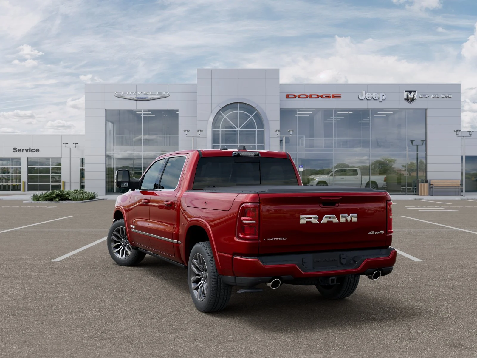 New 2026 Molten Red Pearlcoat RAM Limited image 30