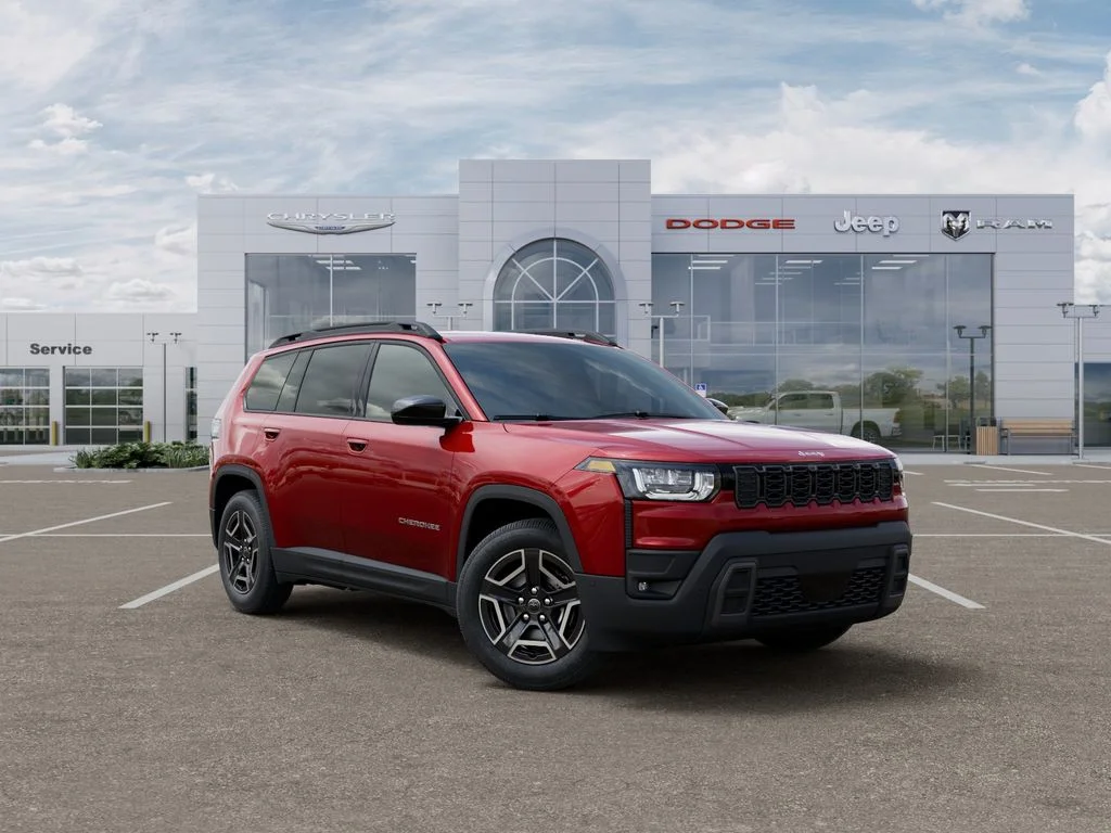 New 2026 Red Hot Pearl-Coat Exterior Paint Jeep Laredo image 5