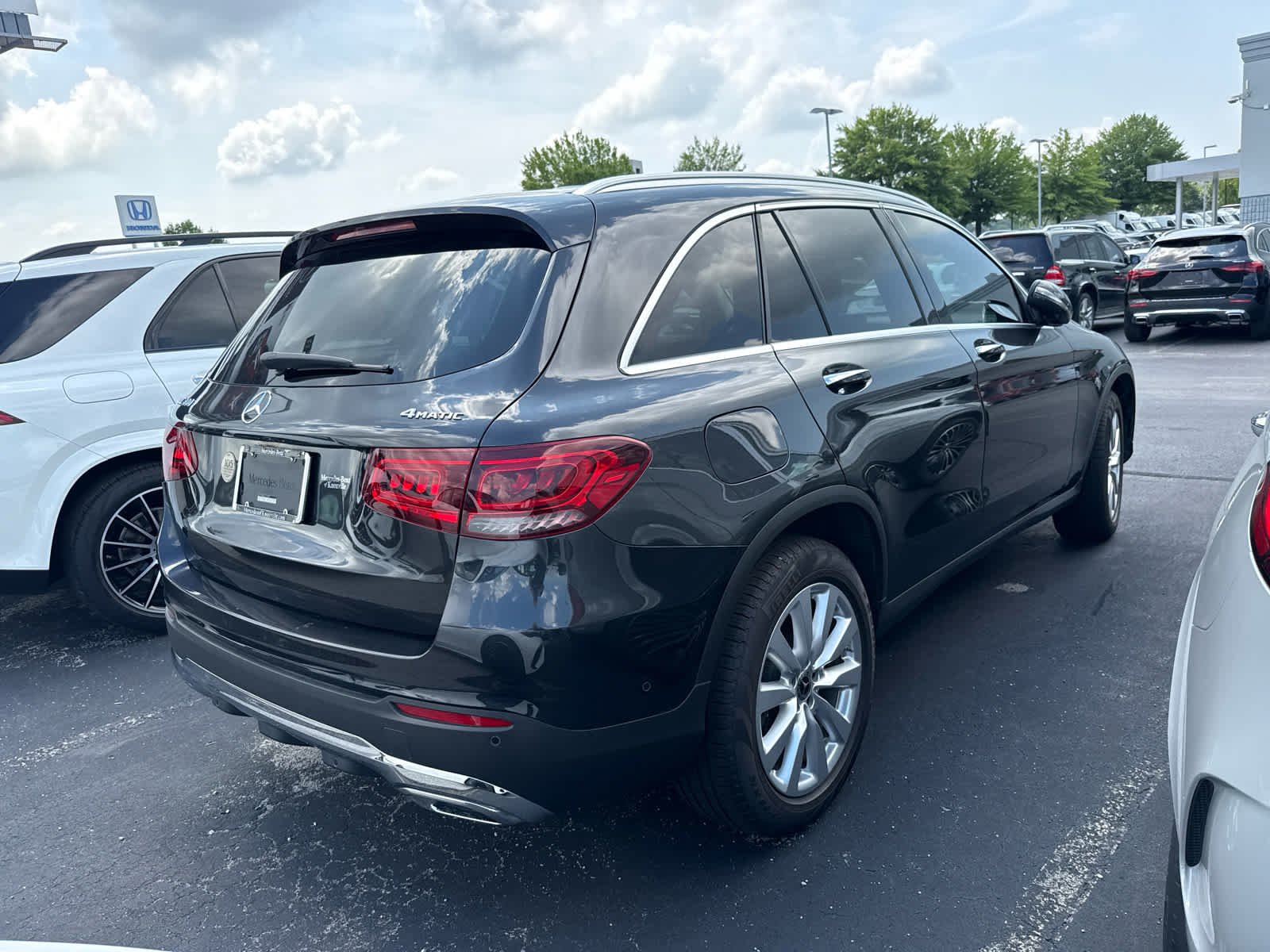 Certified Used 2020 Graphite Grey Metallic Mercedes-Benz GLC 300 image 4