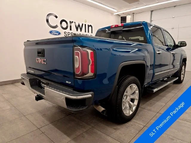 Used 2018 Stone Blue Metallic GMC SLT image 6