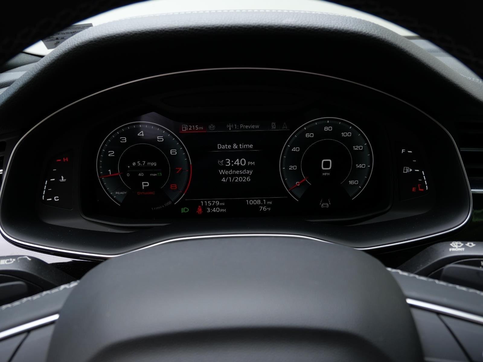 Used 2025 Mythos Black Metallic Audi Premium image 27
