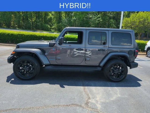 Used 2025 Gray Jeep Sahara 4xe image 2