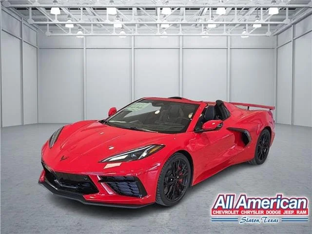 New 2026 GKZ Torch Red Chevrolet Stingray w/3LT image 1