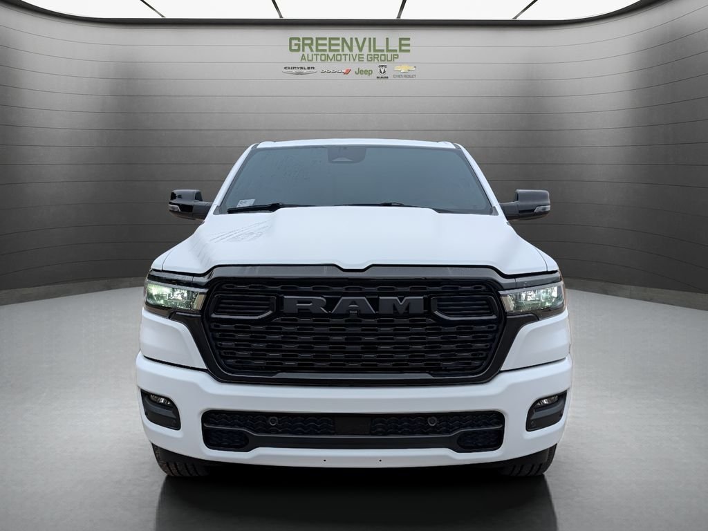 New 2026 Bright White Clear-Coat Exterior Paint RAM Big Horn Night Edition Hemi 4x4 Crew Cab image 11