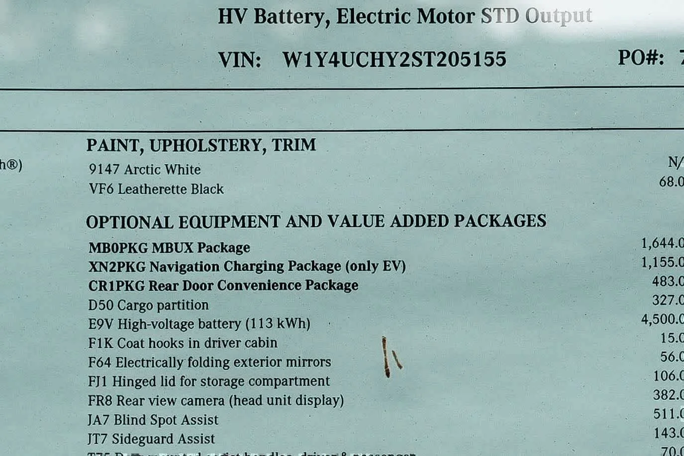 New 2025 Arctic+White Mercedes-Benz Cargo 170WB High Roof 113kw Battery RWD SO Motor image 31