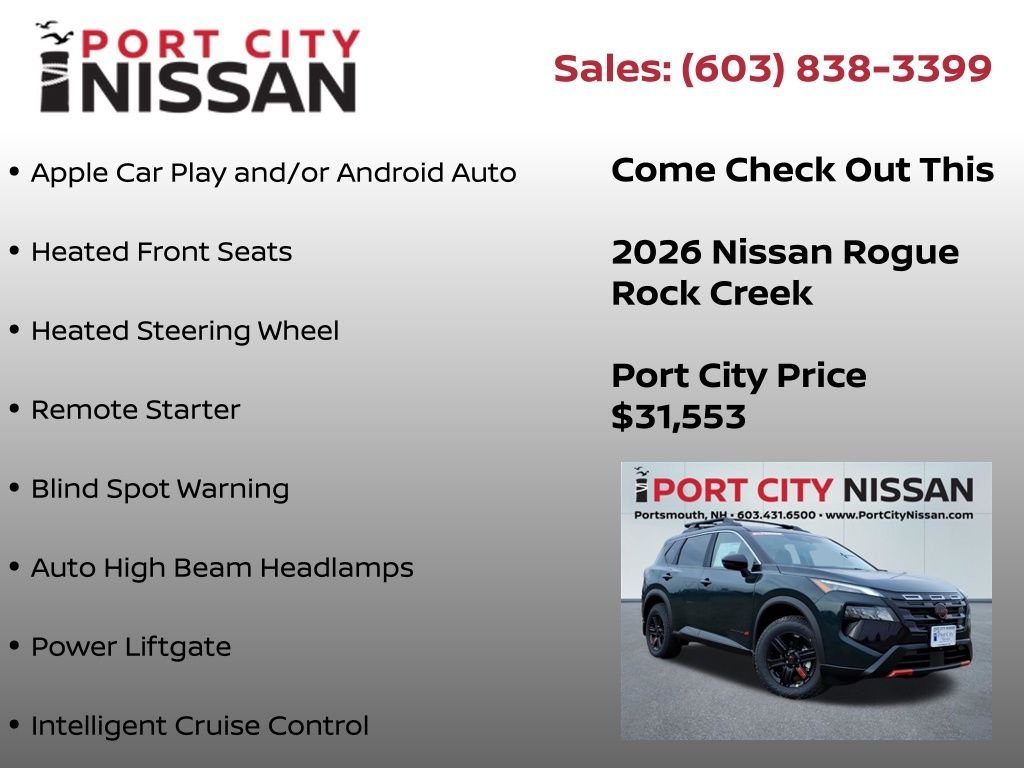 New 2026 Obsidian Green Pearl Nissan Rock Creek® image 9