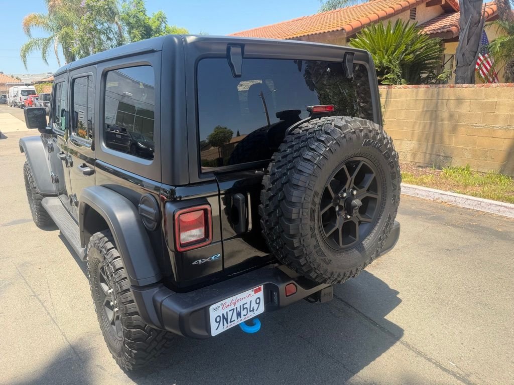 Used 2024 Black Jeep Willys 4xe image 10