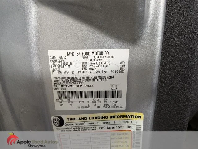 Used 2012 Silver Ford FX4 image 41