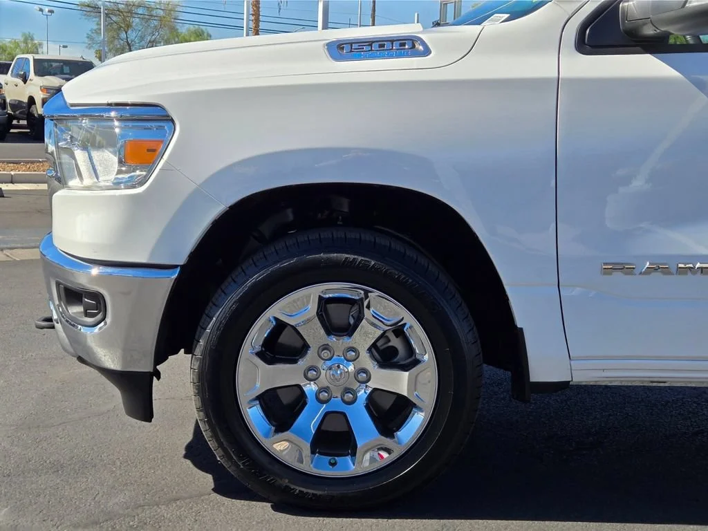 Used 2022 Bright White Clea Ram Big Horn image 9