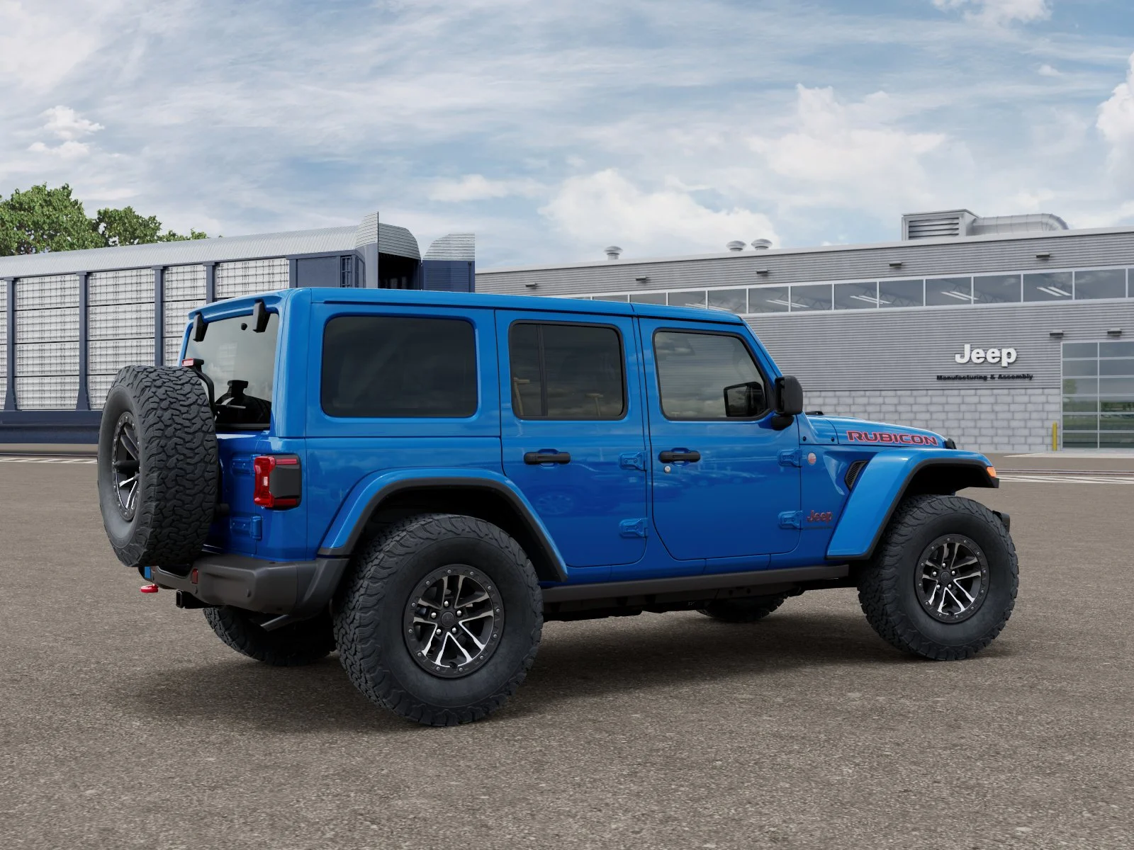 New 2027 Hydro Blue Pearlcoat Jeep Rubicon image 2