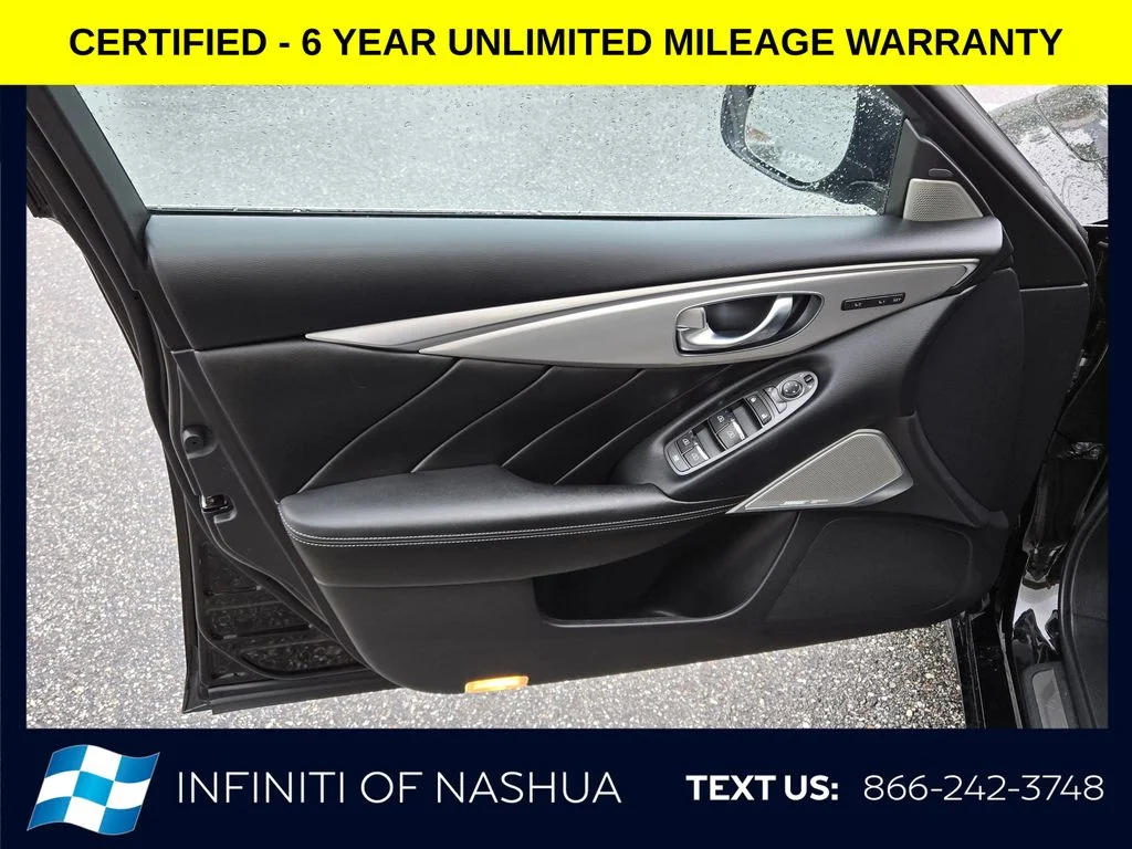 Certified Used 2023 Black INFINITI LUXE image 8