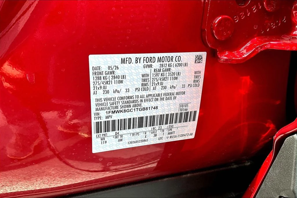 New 2026 Rapid Red Metallic Tinted Clearcoat Ford ST image 8
