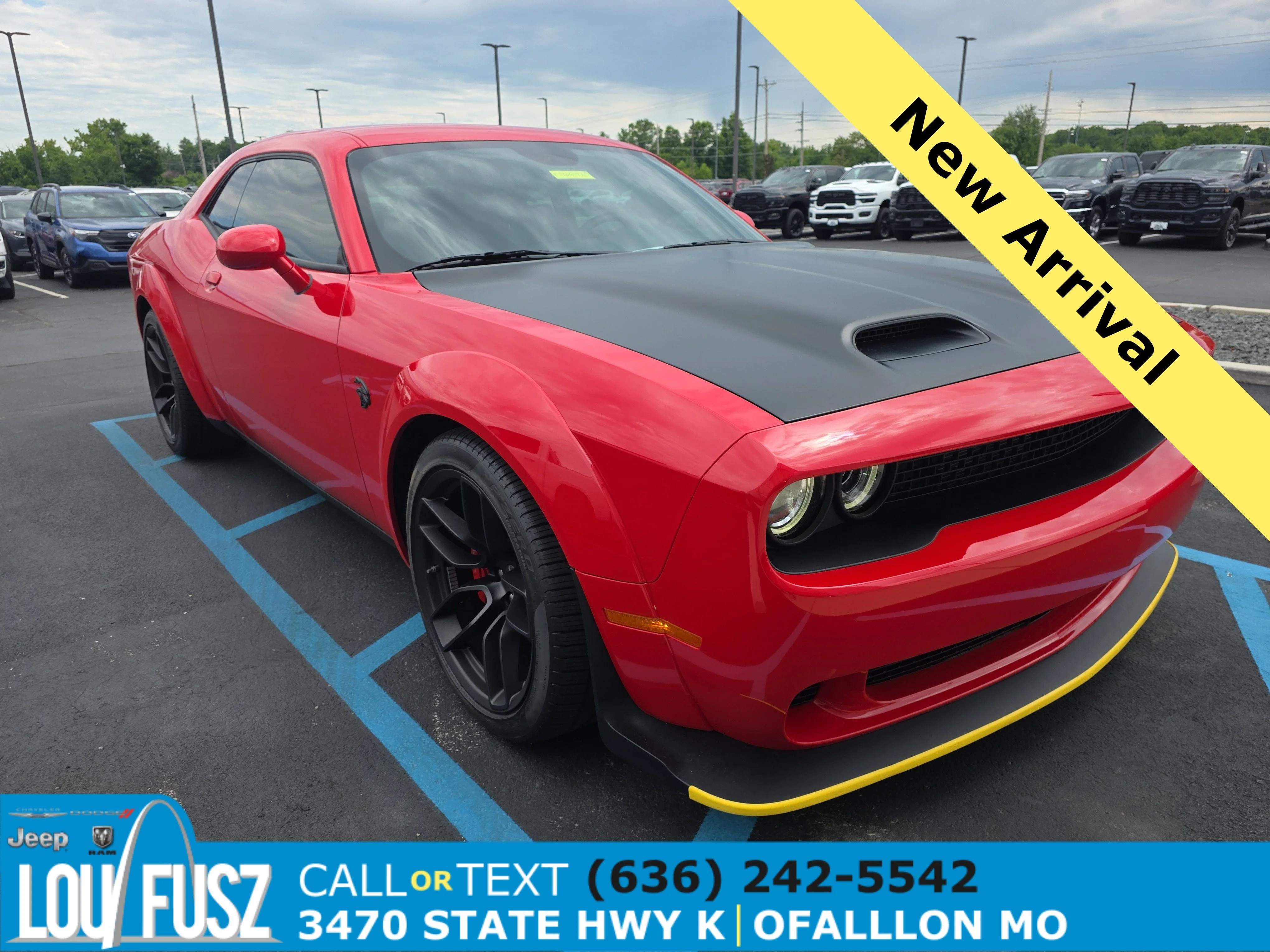 Used 2023 Torred Clearcoat Dodge SRT Hellcat Widebody Jailbreak image 1