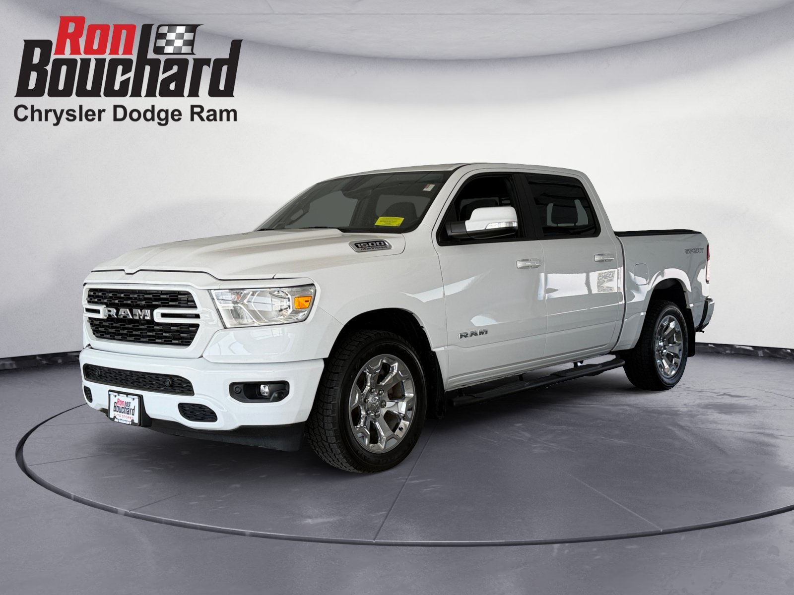 Used 2022 Bright White Clearcoat Ram Big Horn image 5