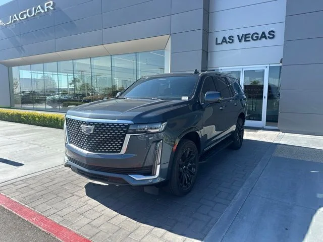 Used 2021 Gray Cadillac Premium Luxury image 1