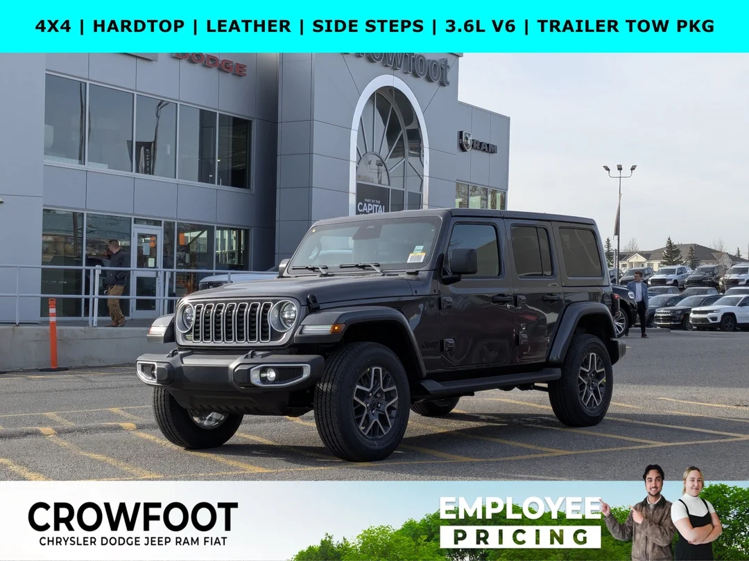 New 2026 Grey Jeep Sahara - - 4x4 - McKinley Leather - Body-Color Top - Alpine Audio - Technology Group & More! image 1