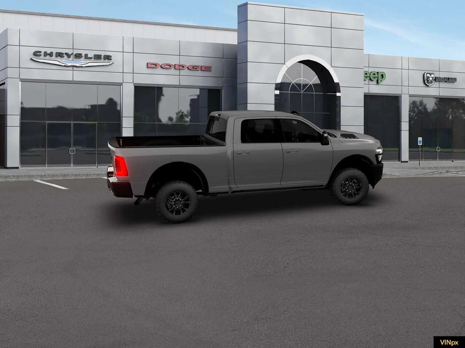 New 2026 Ceramic Gray Clear-Coat Exterior Paint RAM Power Wagon image 15