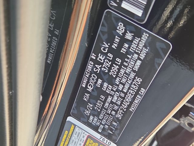 Certified Used 2024 Aurora Black Kia LXS image 8