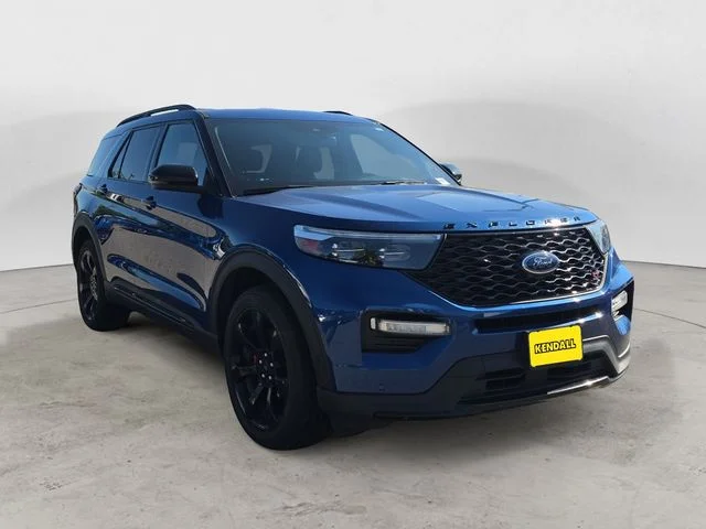 Certified Used 2021 Blue Metallic Ford ST image 3