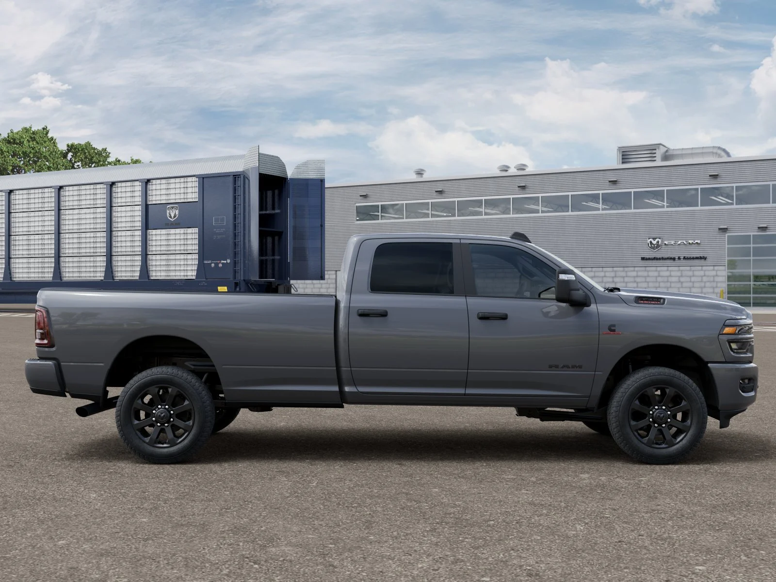 New 2026 Ceramic Gray Clear-Coat Exterior Paint RAM Big Horn image 12