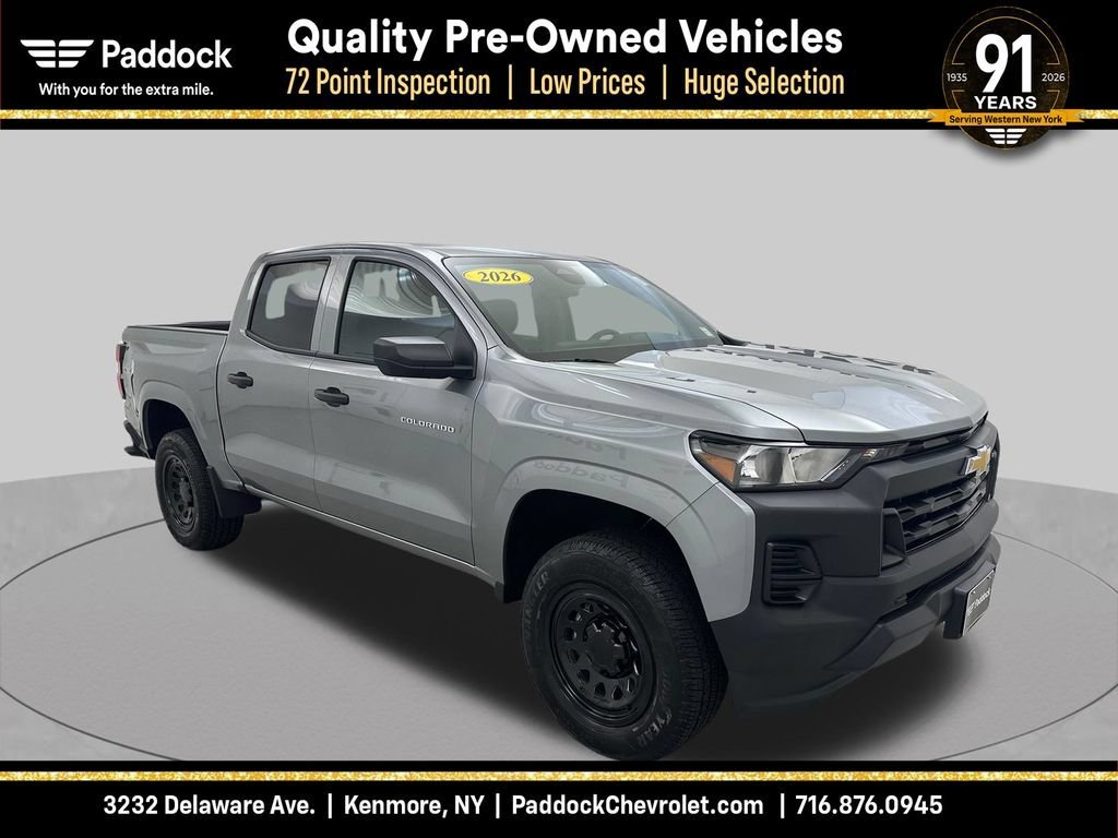 Used 2026 Sterling Gray Metallic Chevrolet WT image 1
