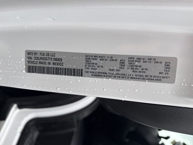 New 2026 White RAM High Roof image 29