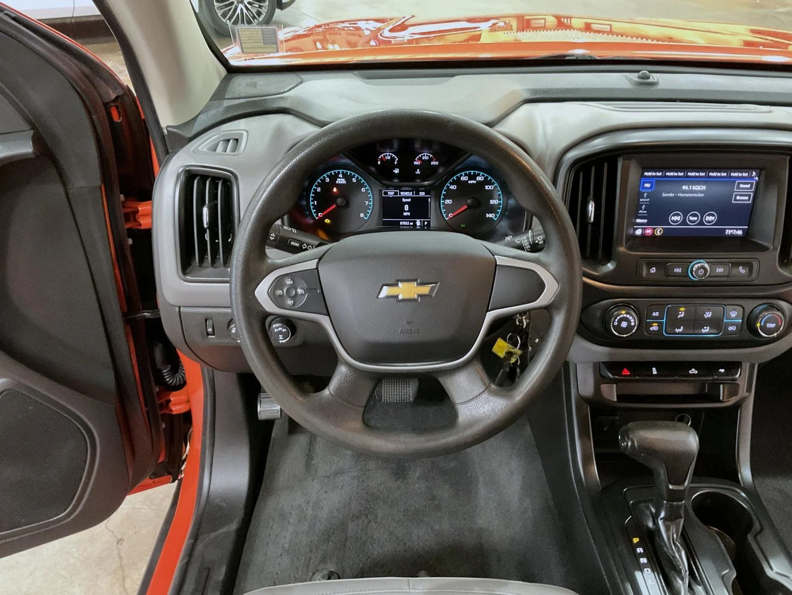 Used 2021 Orange Chevrolet Work Truck image 11